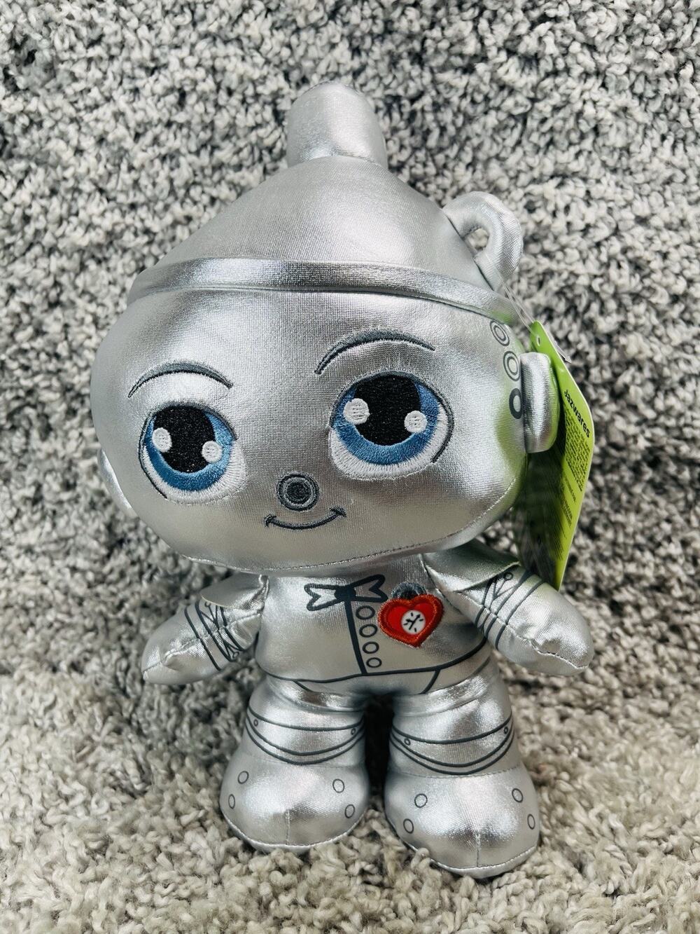 Wizard Of Oz Tin Man 8 Inch Plush Toy Silver 2025 Warner Bros New Tags